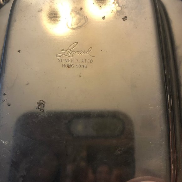 Vintage Leonard Silver Plated Butter Dish - Picture 4 of 11